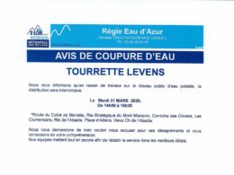 Avis De Coupure D'eau